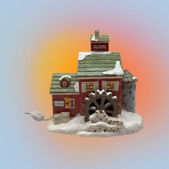 Dept. 56 J. Young's Granary Porcelain House - Picture 15 of 16